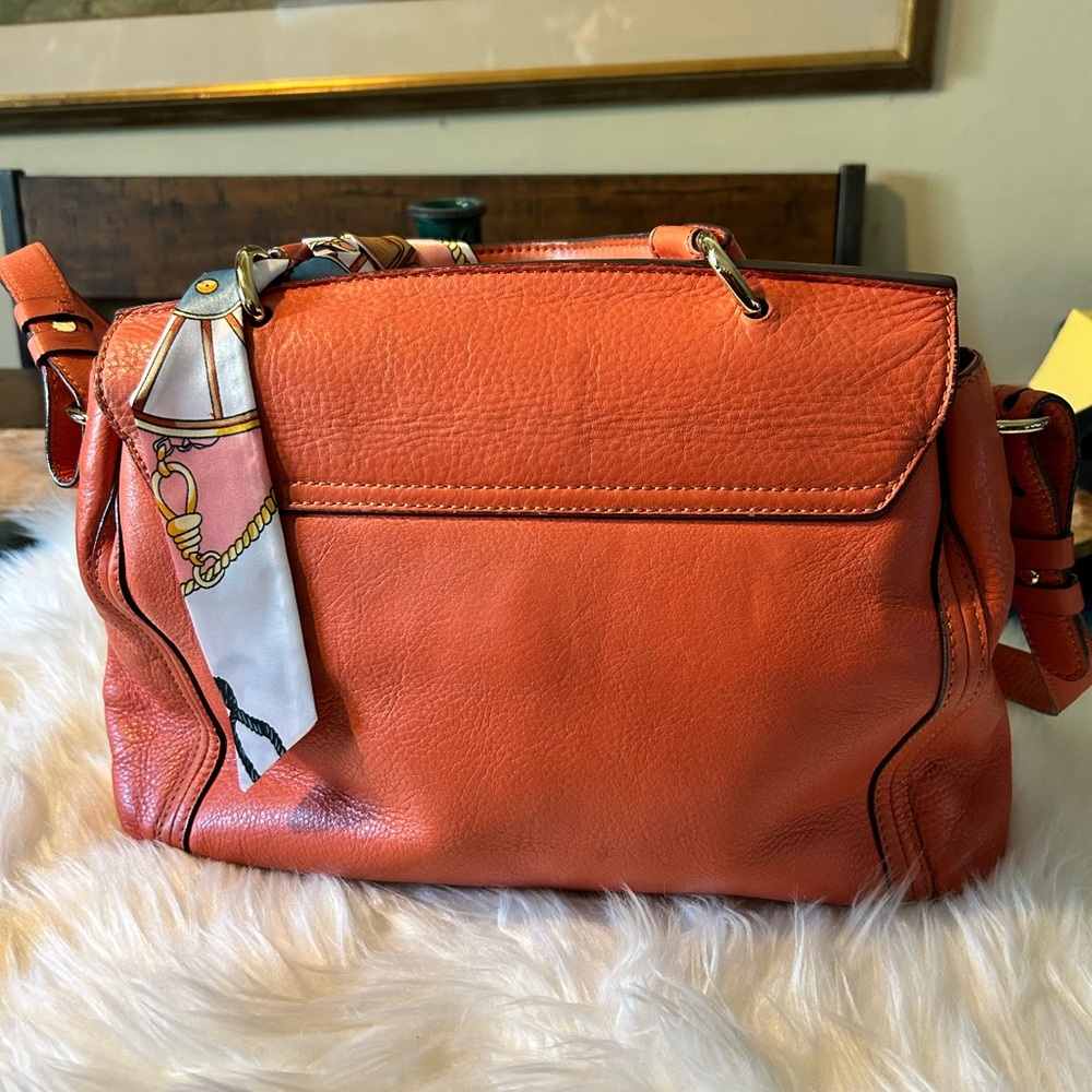 MCM LEATHER SATCHEL - Picture 3 of 7